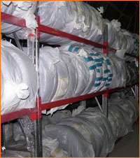 Нестандартные стеллажи Склад на базе полочных стеллажей